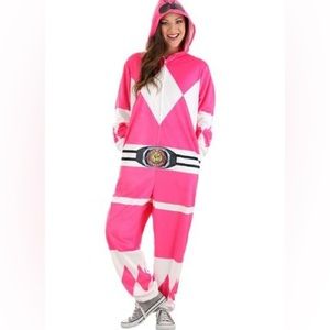 Pink Power Ranger NWT Union Suit/Onsie Halloween Costume Size S/M